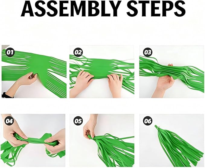 Rainbow Tissue Paper Tassels 30pcs, Adding Festive Whimsy to Any Celebration. - Image 5