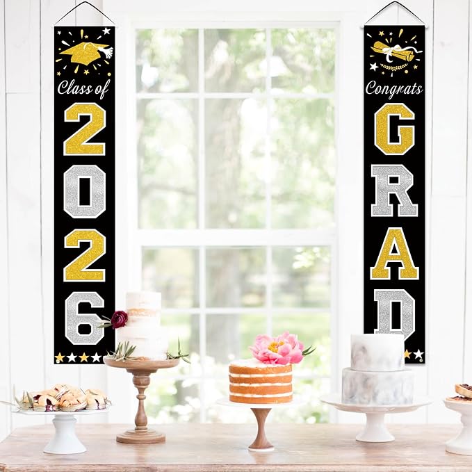 DAZONGE Graduation Decorations 2026, Graduation Porch Banners - Image 5