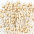 Wooden Cocktail Picks with Beads, Fruit Kabobs, Party Food by HFengQ