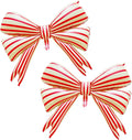2 pcs Big Bow Balloons Yellow by Kwuz