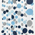 Dusty Blue Party Decorations Navy Blue Circle Dots Garland Gray Blue Hanging by pinkblume