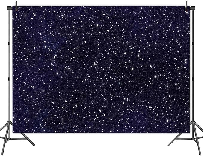 7x5FT Soft Fabric/Polyester Night Sky Star Universe Space Starry Photography - Image 3
