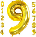 Number 9 Balloons for 9th Birthday Party Decorations, 0-100 Large No.9 Balloons by Joycard