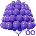 200pcs Purple Balloons 5 Inch, Small Mini Latex Balloons by Kawkalsh