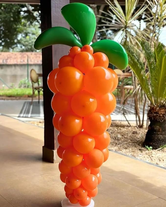 Orange Balloons, Birthday Decoration, Wedding Party, Baby Shower Decorations - Image 7