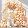 Awenztech 122pcs Nude Neutral Latex Balloons in 18 12 10 5 inches | Wedding by Awenztech