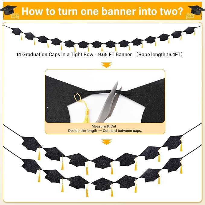 Graduation Banner 2026 Graduation Decorations, Pre-Strung We Are So Proud of - Image 6