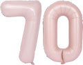 40 In Matte Pink Number Balloons Helium Foil Mylar Balloon Digital 70 | Suitable by Exquisitehighqualitypartydecorationstomeetyoureveryneed%EF%BC%81