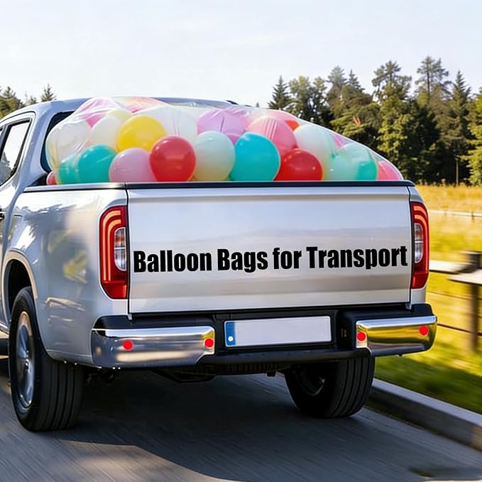 6 Pack 98.4 x 59.1 Inch Clear Balloon Transport Bags, Giant Storage Bags - Image 4