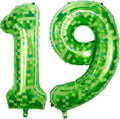 40 inch digital balloon, Number 19 by TNCDJKPA