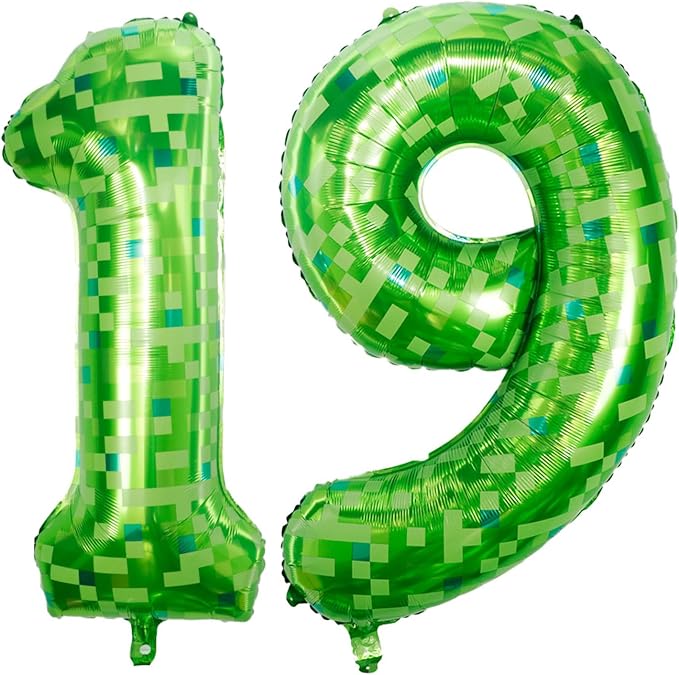 40 inch digital balloon, Number 19 by TNCDJKPA