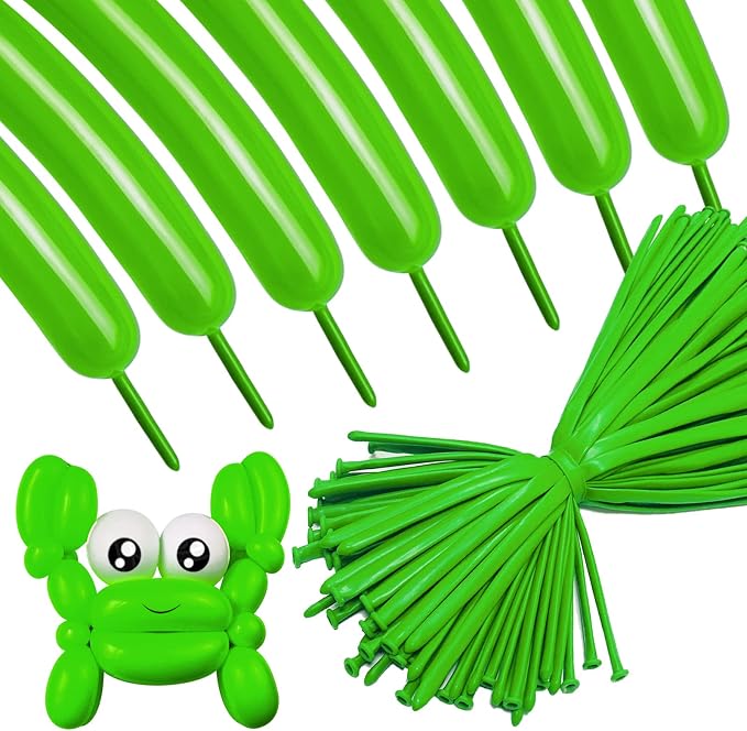 260 long balloons for balloon animals 100 Pack Thickening Latex Modeling Long by ASIYUHY
