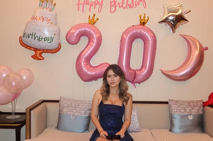40 inch Pink Number 0 Balloon - Image 3
