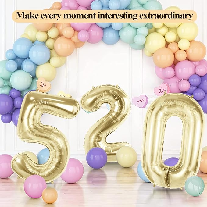 Number 16 Balloons for 16th Birthday Party Decorations, 40 Inch 0-100 - Image 6