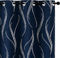 Yakamok Navy Blue Blackout Curtains by Yakamok