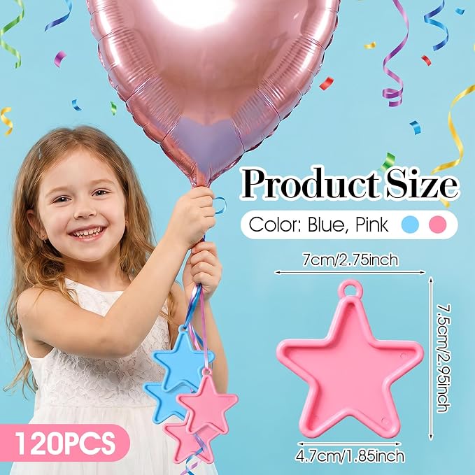120 Pcs Balloon Weights Small Plastic, Plastic Balloon Weights Bulk - Image 2