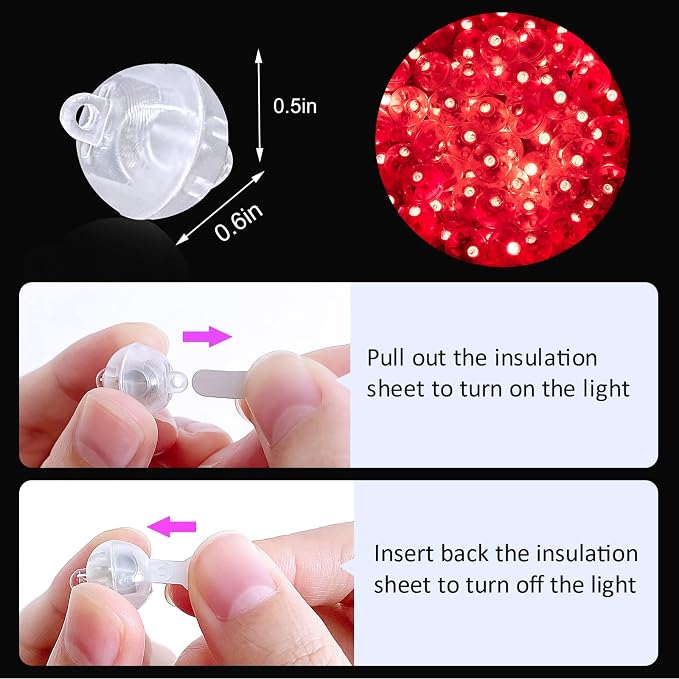 50PCs Mini Led Lights, Led Balloons Light - Image 3