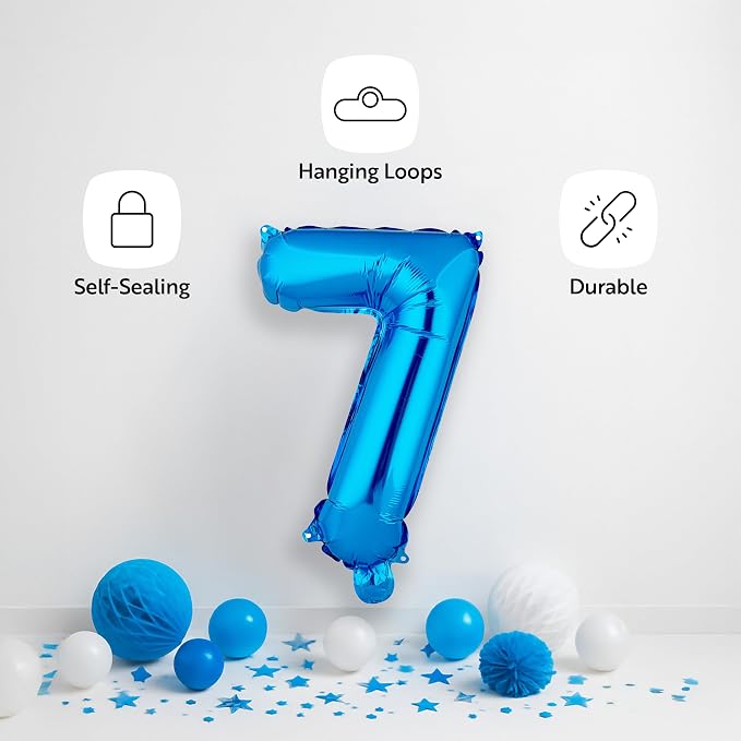 Restaurantware Balloon 1 Pack of Mylar Hanging Reusable Self-Sealing Balloons - Image 4
