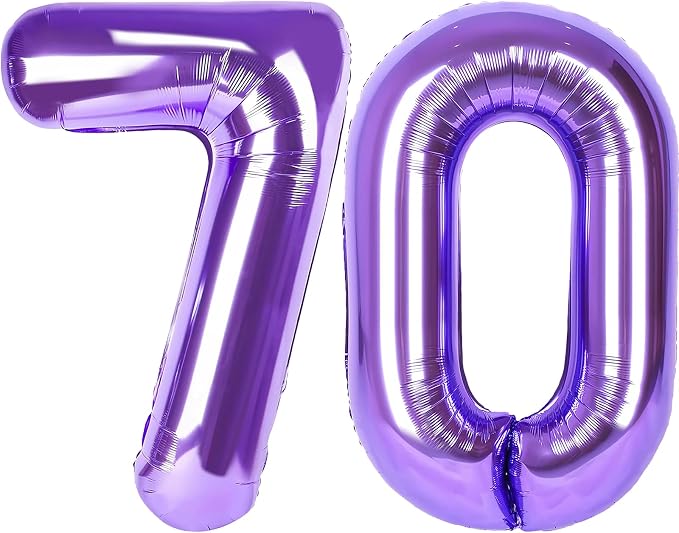 Number Balloons for Birthday Decorations by United-UnicornsParty