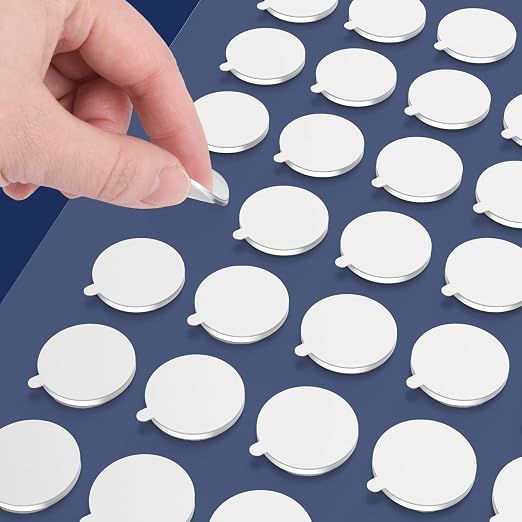 Clear Sticky Tack Adhesive Stick dots- Easy to Peel Clear Double Sided Mounting by HONIBRA