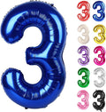 Night Blue Number 3 Balloon 40 Inch by IWERP