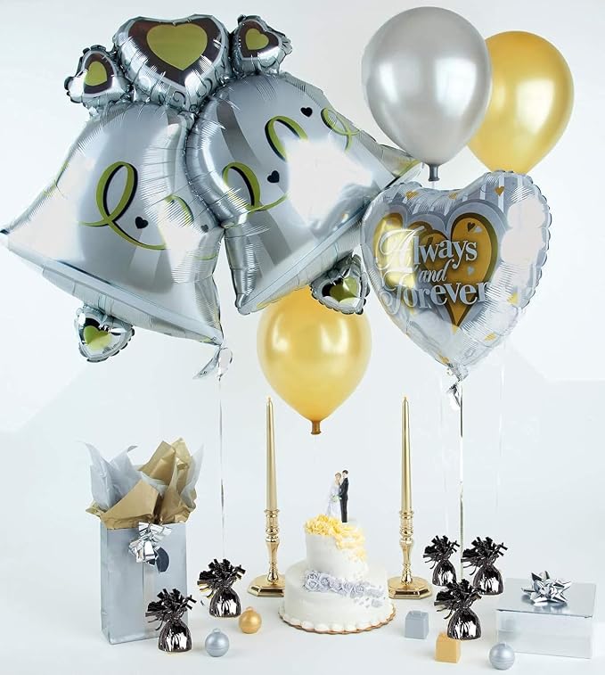 ROYALHOUSE Metallic Wrapped Balloon Weights - Image 3