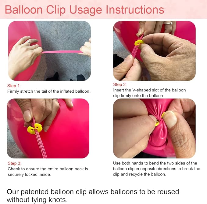 36 Inch Giant Latex Balloons Set 9 Pcs Multi-Color Big Balloons - Image 3