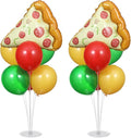 Pizzas Party Balloons Stand Kit 2 Sets by Naozinebi
