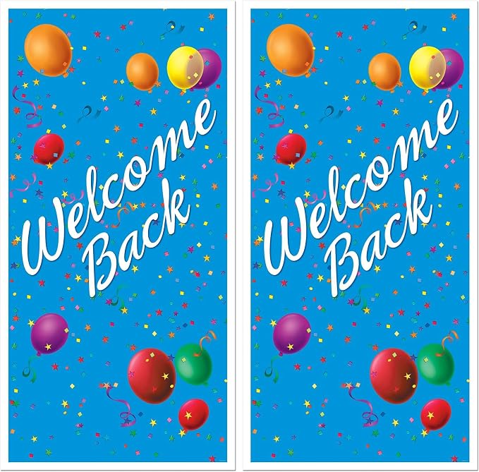Beistle Welcome Back Door Cover by Beistle