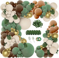 PERPAOL 148pcs Wild One Jungle Lion Balloon Arch Kit by Thesourceofpartyjoy