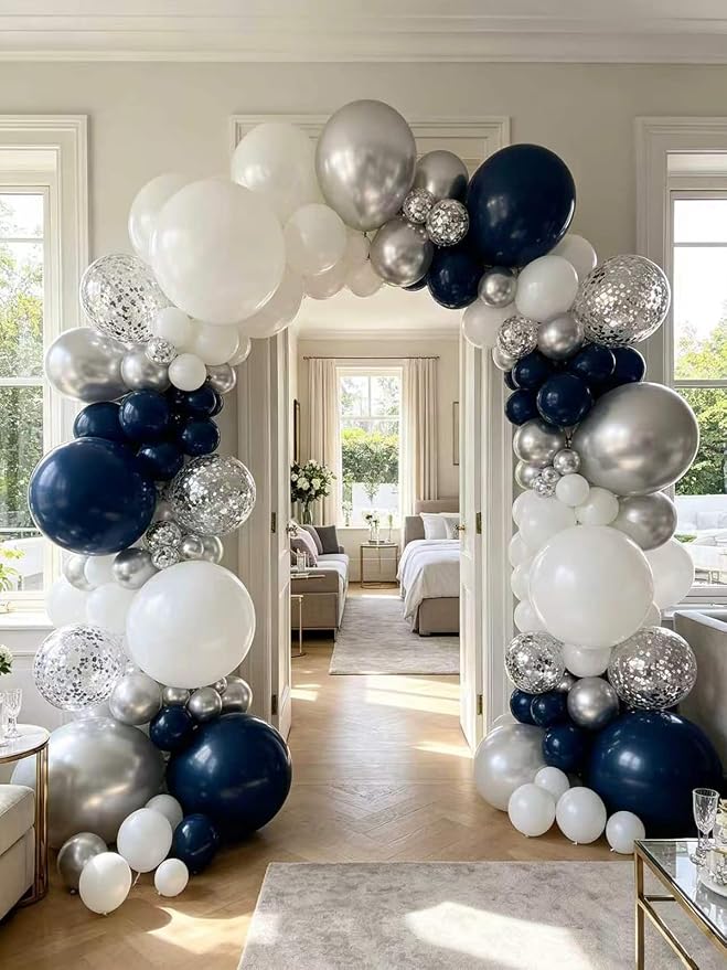 Pearl White Balloons 125 Pcs Different Sizes 18 12 10 5 Inch White Latex - Image 8