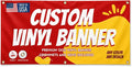 Personalized Custom Vinyl Banner Printing Indoor or Outdoor use Printed by FactoryofStickers