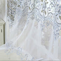1 Panel Transparent Floral Embroidered Sheer Curtain by NewWPKIRA