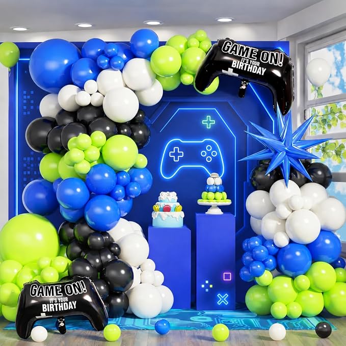 Jobkoo Video Game Balloon Arch Garland Kit by Jobkoo