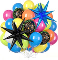 Neon Balloons, 12 Inch Colorful Balloons by FunHot
