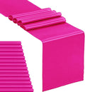 15-Pack Satin Table Runner Fuchsia 12 x 108 inches Long, Table Runners by Hahuho