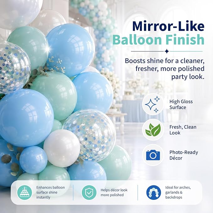 Balloon Shine Spray for Parties：15 oz Odorless Finish Balloons | Instant - Image 4