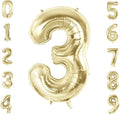 Number 3 Balloons for 3th Birthday Party Decorations, 40 Inch 0-100 Anniversary by Joycard