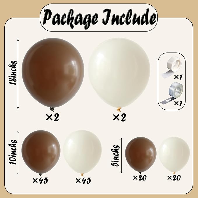 Espresso A Tini Bit Older Balloons Garland Arch Kit | 136Pcs Martini Birthday - Image 2