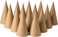 Crafjie 14PCS Paper Mache Cones Open Bottom 5.9 x 2.75in, Paper Cone by Crafjie