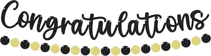Pre-strung Congratulations Banner by EONNCNT