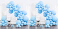 PartyWoo Light Blue Balloons 100pcs Different Sizes of 18 12 10 5 Inch Baby by PartyWoo