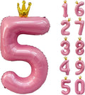 40 inch Pink Number 5 Balloon by Yeodong