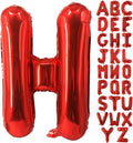 Lovoir 40 Inch Large Red Letter H Balloons Big Size Jumbo Mylar Foil Helium by Lovoir