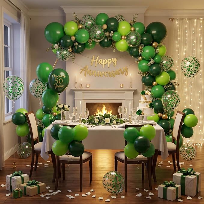 Green Balloon Arch Kit - Image 6