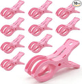 Putros 10 Pack Balloon Arch Clips 3.5 Inch Pink Spring Clamps by Putros