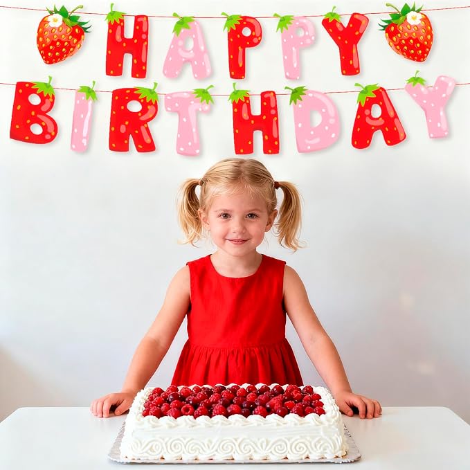 MEETINGU Happy Birthday Banner, Theme Party Decoration Supplies - Image 4