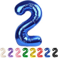 2 Balloon Numbers 40Inch Dark Blue Birthday Decorations by Mluchee