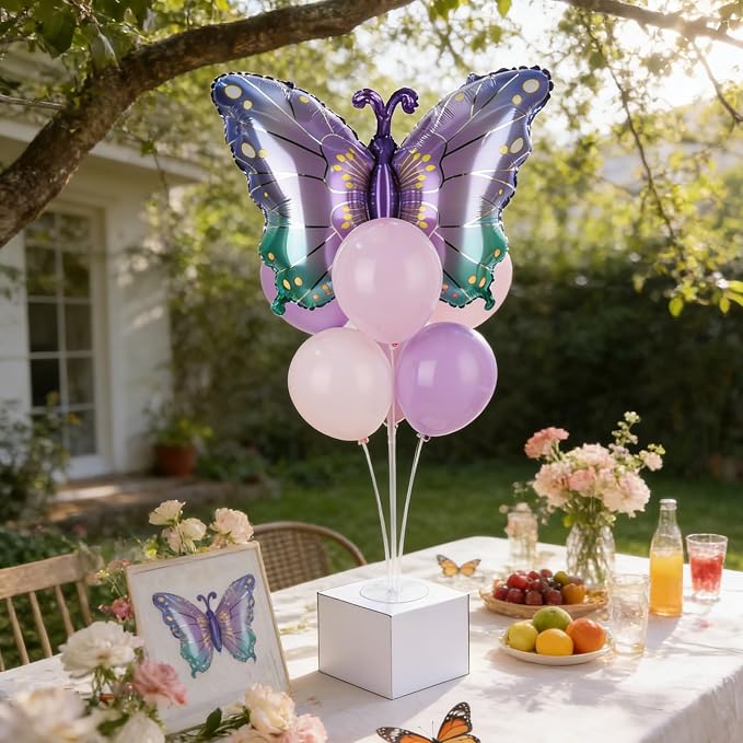 Butterfly Party Balloons Stand Kit 2 Sets - Image 4