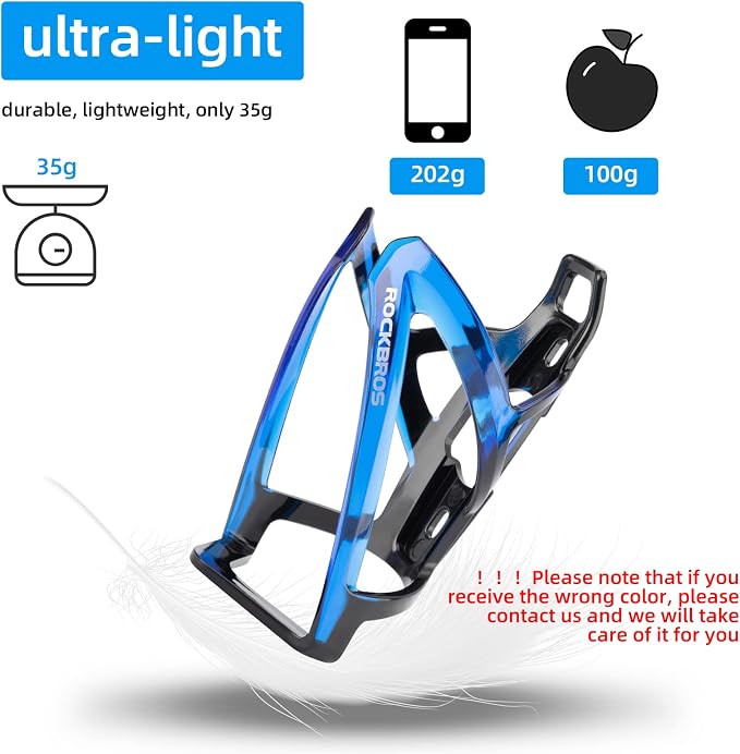 ROCKBROS Bike Water Bottle Holder Ultra-Light Bicycle Bottle Cages - Image 4